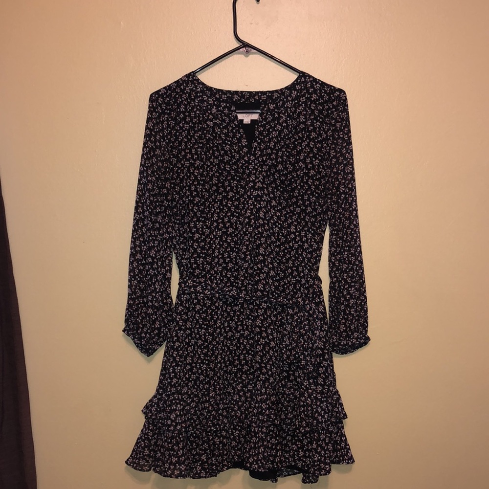 NWOT Loft Flare Dress, XS
